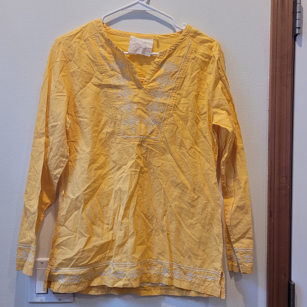 Craghoppers Yellow Embroidered Tunic